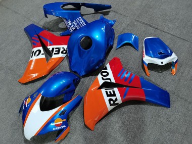 Pearl Blue Repsol Style 2008-2011 CBR1000RR Fairings