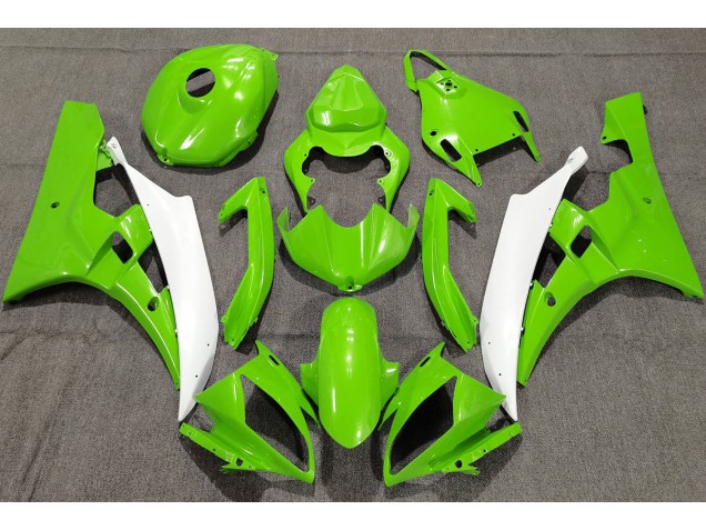 Pearl Green 2006-2007 R6 Fairings