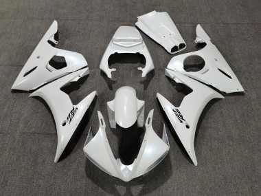 Pearl White 2005 R6 Fairings