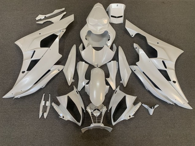 Pearl White 2006-2007 R6 Fairings