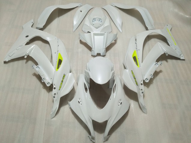 Pearl White 2016-2019 ZX10R Fairings