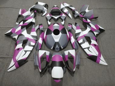 Pink Camo Plain 2008-2016 R6 Fairings