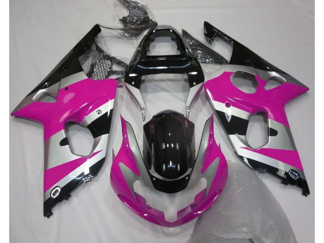 Pink Silver OEM Style 2000-2002 GSXR 1000 Fairings