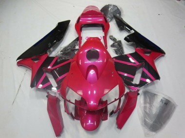 Pink and Black 2003-2004 CBR600RR Fairings