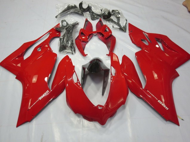 Plain Gloss Red 2011-2014 Ducati 1199 Fairings