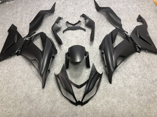 Plain Matte Black 2013-2018 ZX6R Fairings