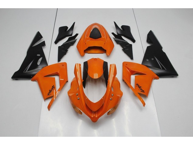 Plain Orange Ninja 2004-2005 ZX10R Fairings