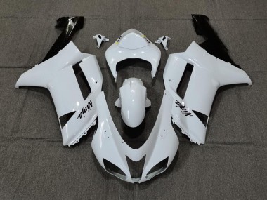 Plain White Gloss 2007-2008 ZX6R Fairings