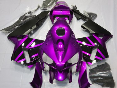 Purple & Gloss Black Design 2005-2006 CBR600RR Fairings