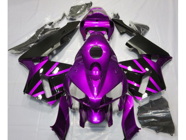 Purple & Gloss Black Design 2005-2006 CBR600RR Fairings