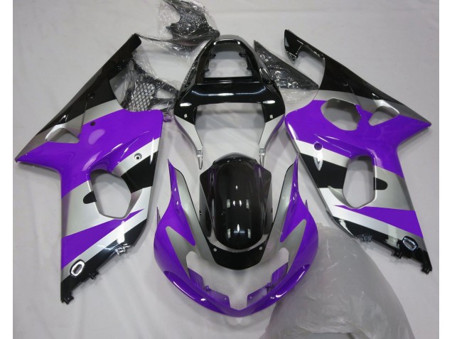 Purple Silver OEM Style 2000-2002 GSXR 1000 Fairings