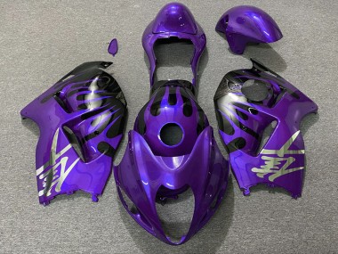 Purple and Black 1997-2007 GSXR 1300 Hayabusa Fairings