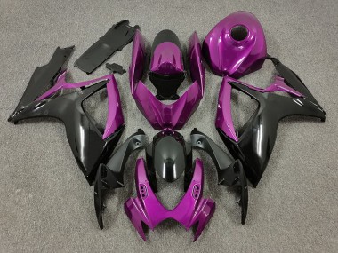 Purple and Black 2006-2007 GSXR 600-750 Fairings