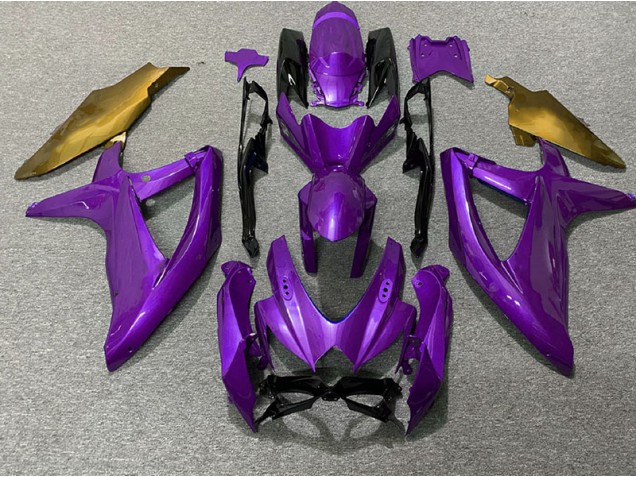 Purple and Gold 2008-2010 GSXR 600-750 Fairings