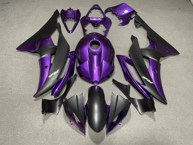 Purple and Matte Black & Logos 2008-2016 R6 Fairings