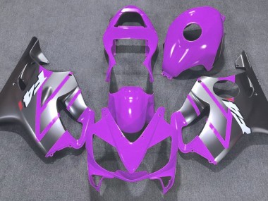 Purple and Matte Silver 2001-2003 CBR600 F4i Fairings