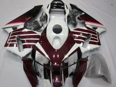 Purple and White 2003-2004 CBR600RR Fairings