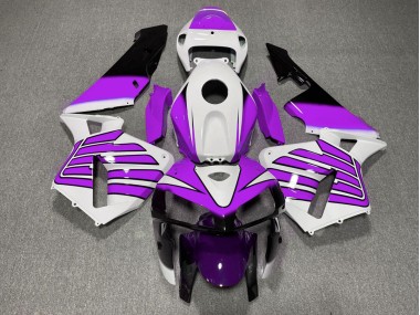 Purple and White Wings 2005-2006 CBR600RR Fairings