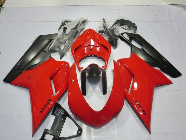 Red 2007-2014 Ducati 848 1098 1198 Fairings