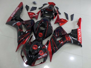 Red Bacardi 2006-2007 CBR1000RR Fairings