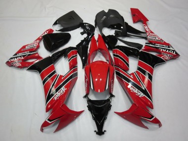 Red Black 2008-2010 ZX10R Fairings