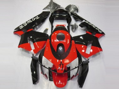 Red Black Power 2003-2004 CBR600RR Fairings