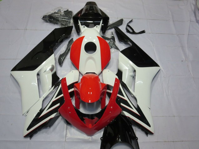 Red Black and White 2004-2005 CBR1000RR Fairings