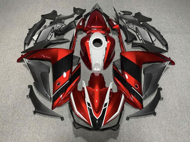 Red Black and White 2015-2018 R3 Fairings