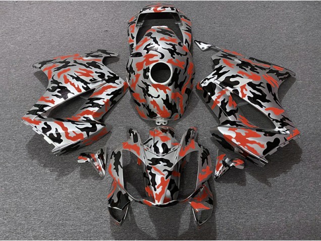 Red Camo 2002-2012 VFR800 Fairings