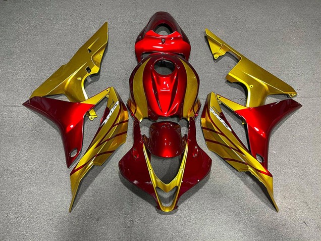 Red & Gold 2007-2008 CBR600RR Fairings