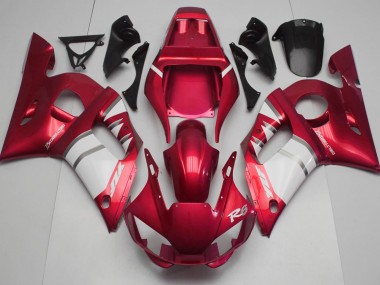 Red & White 1998-2002 R6 Fairings