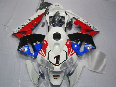 Red White Black and Blue 2003-2004 CBR600RR Fairings