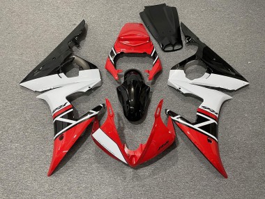 Red White and Black 2003-2004 R6 Fairings