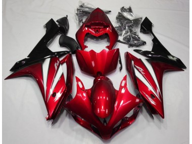 Red White and Black 2007-2008 R1 Fairings