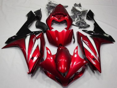 Red White and Black 2007-2008 R1 Fairings