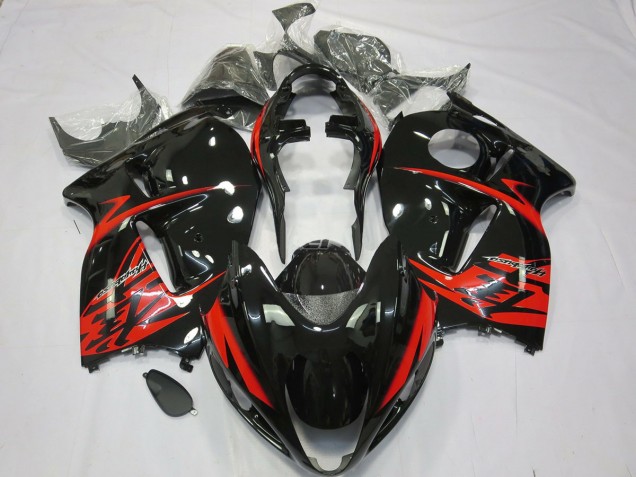 Red and Black 1997-2007 GSXR 1300 Hayabusa Fairings