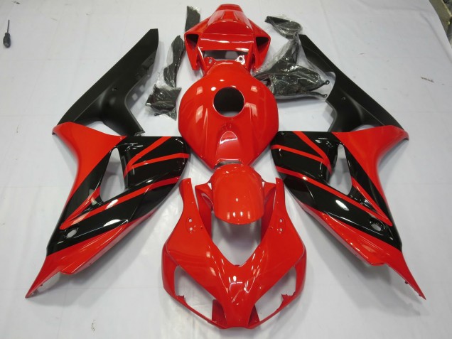 Red and Black 2006-2007 CBR1000RR Fairings