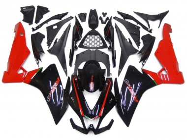 Red and Black 2010-2015 RSV4 1000 Fairings