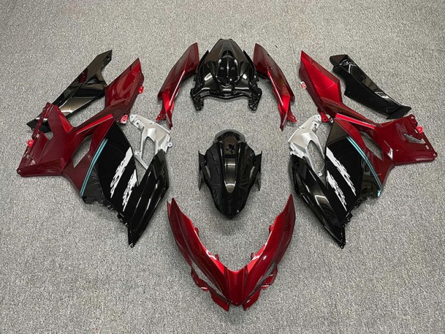 Red and Black 2018-2023 Ninja 400 Fairings