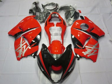 Red and Black Silver Decal 1997-2007 GSXR 1300 Hayabusa Fairings