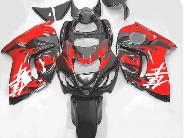 Red and Grey 2008-2020 GSXR 1300 Hayabusa Fairings