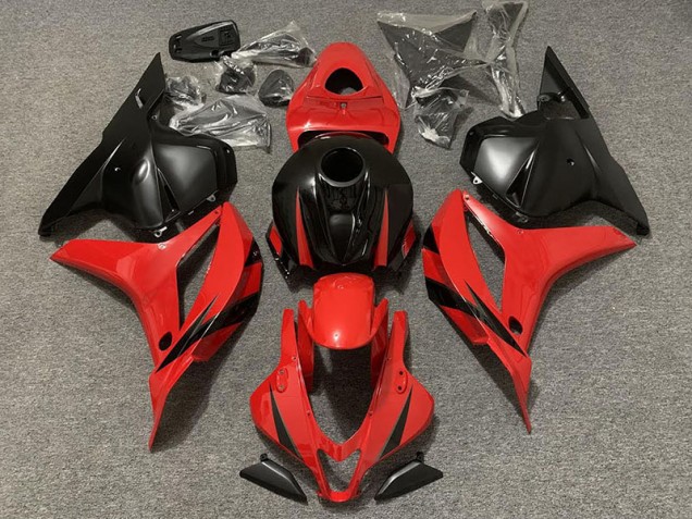 Red and Matte Black 2009-2012 CBR600RR Fairings