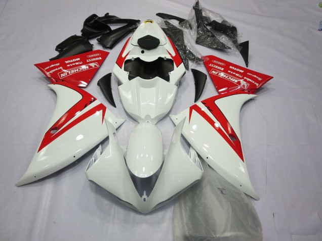 Red and White 2012-2014 R1 Fairings