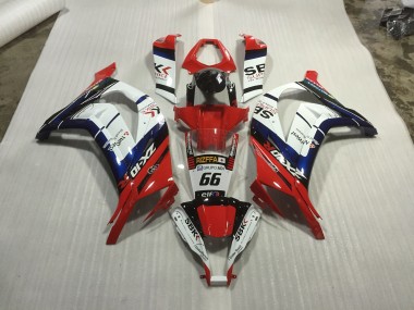 Red blue and White Race 2011-2015 ZX10R Fairings