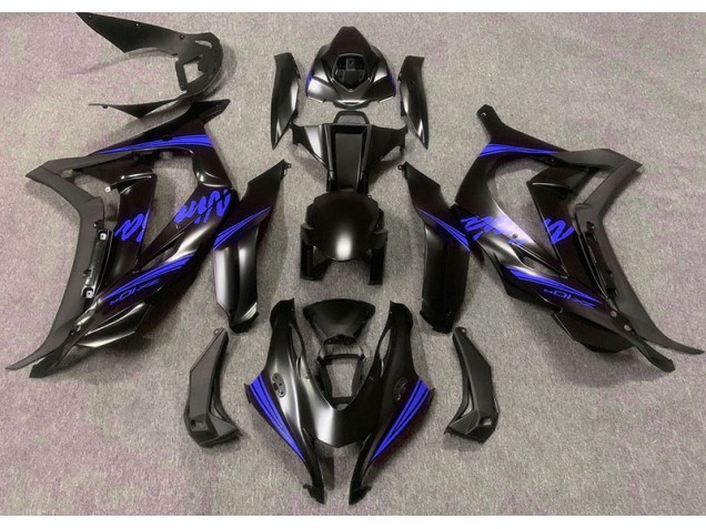 Satin Black & Blue 2016-2019 ZX10R Fairings