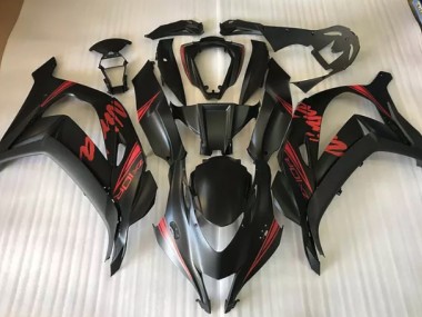 Satin Black & Red 2016-2019 ZX10R Fairings