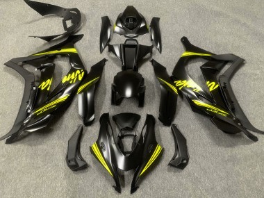 Satin Black & Yellow 2016-2019 ZX10R Fairings