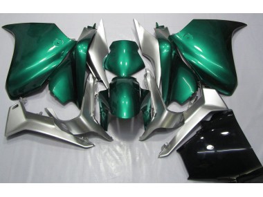 Seafoam Green and Silver 2010-2013 VFR1200 Fairings