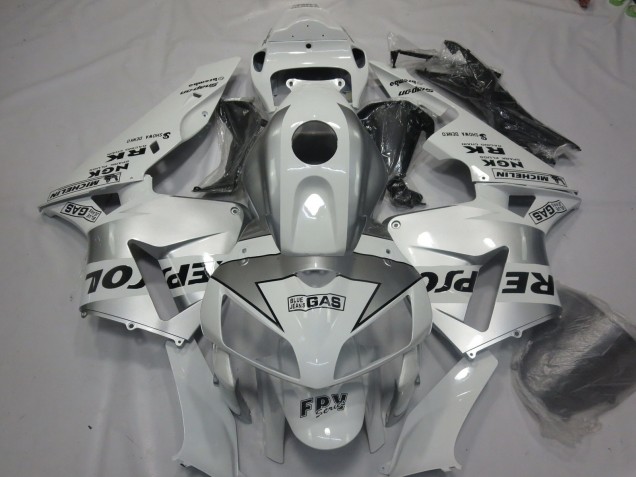 Silver Repsol 2005-2006 CBR600RR Fairings