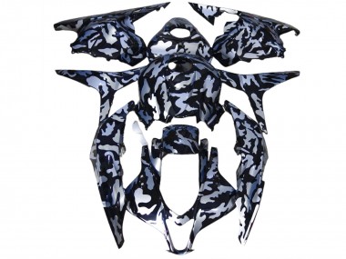 Silver Snow Camo 2009-2012 CBR600RR Fairings